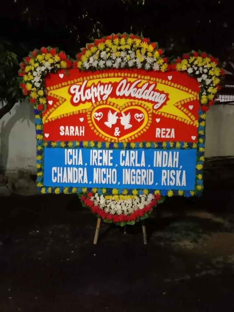Papan Pernikahan 07 — Flower Shop Jakarta