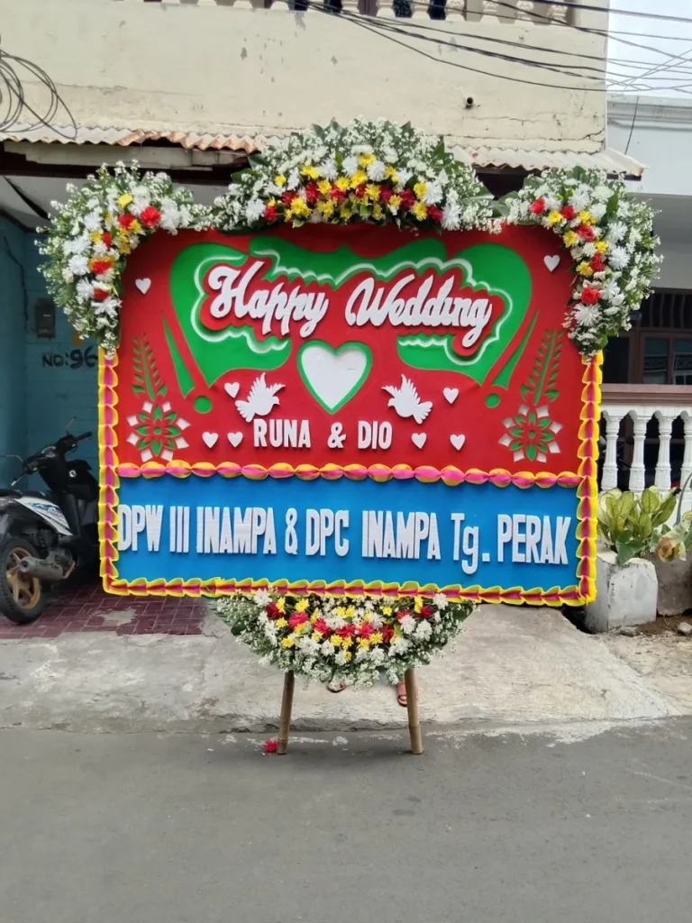 Papan Pernikahan 08 — Flower Shop Jakarta