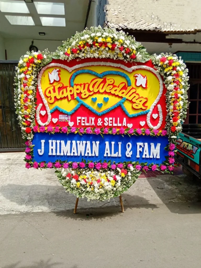 Papan Pernikahan 12 — Flower Shop Jakarta