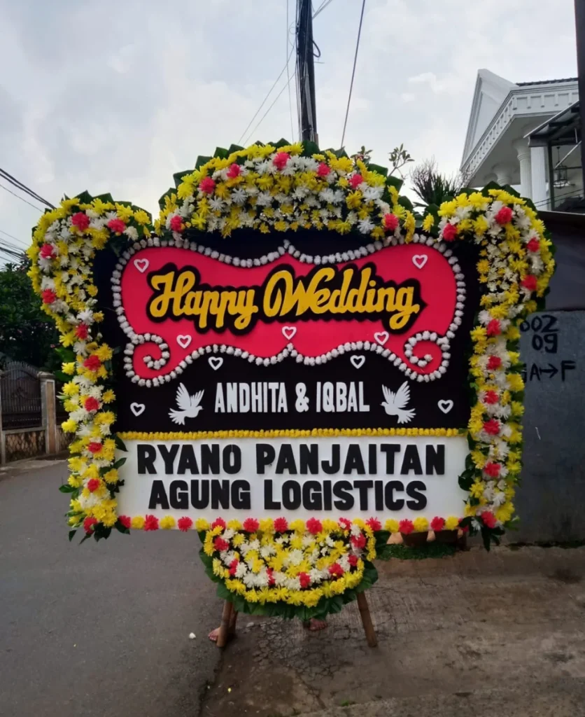 Papan Pernikahan 18 — flowershopjakarta.com