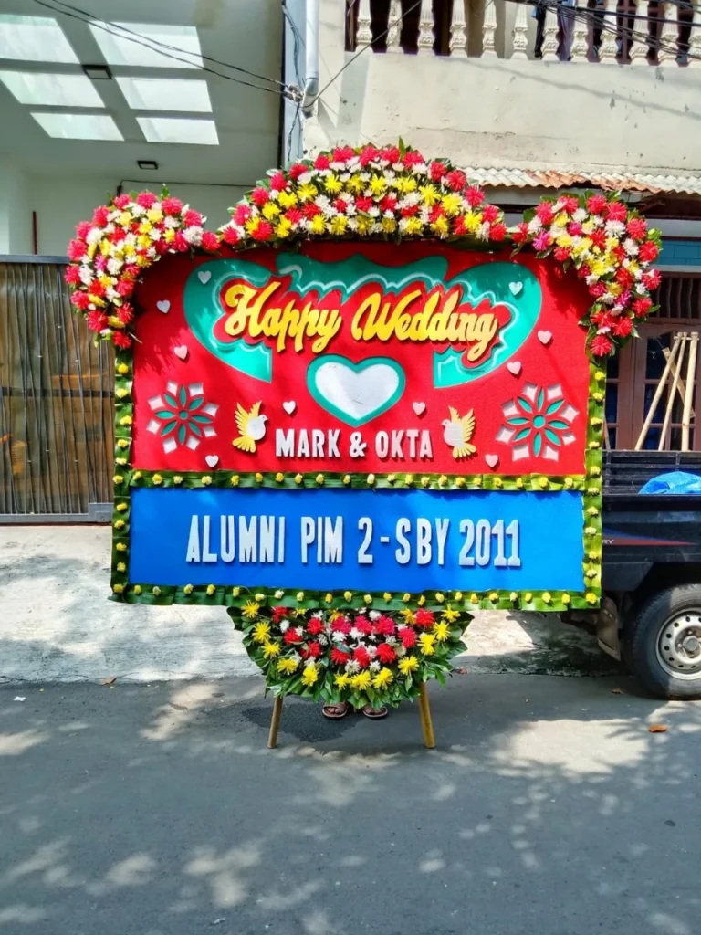 Papan Pernikahan 20 — Flower Shop Jakarta