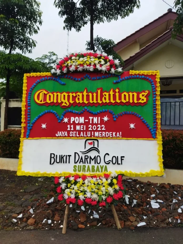 Papan Selamat dan Sukses 26 — Flower Shop Jakarta