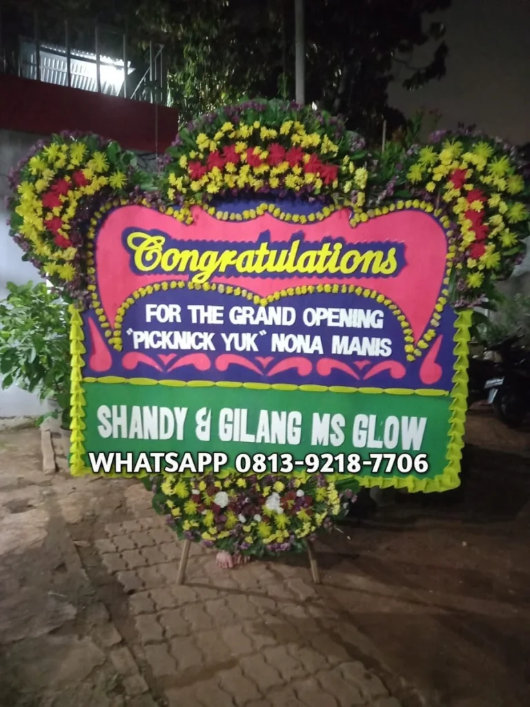Papan Grand Opening 29 — Flower Shop Jakarta
