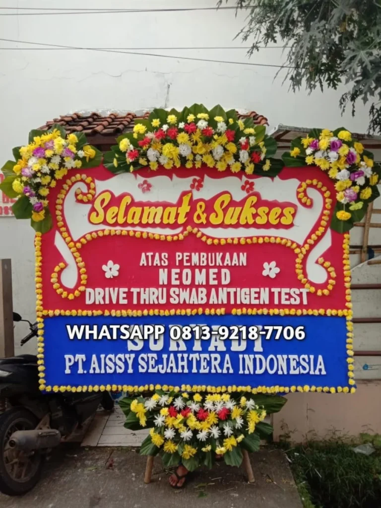 Papan Grand Opening 32 — Flower Shop Jakarta