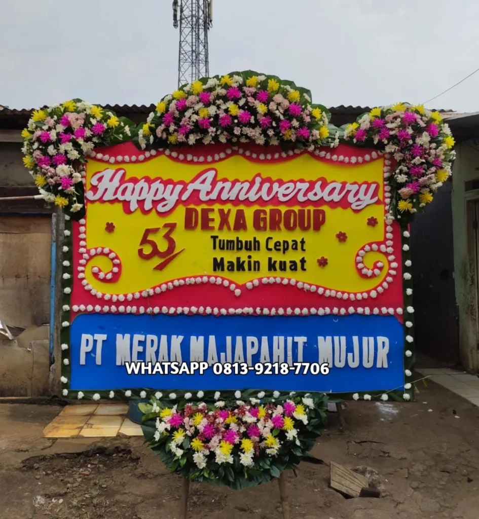 Papan Anniversary 36 — Flower Shop Jakarta