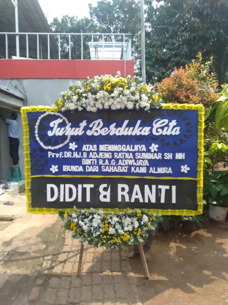 Papan Duka Cita 45 — Flower Shop Jakarta