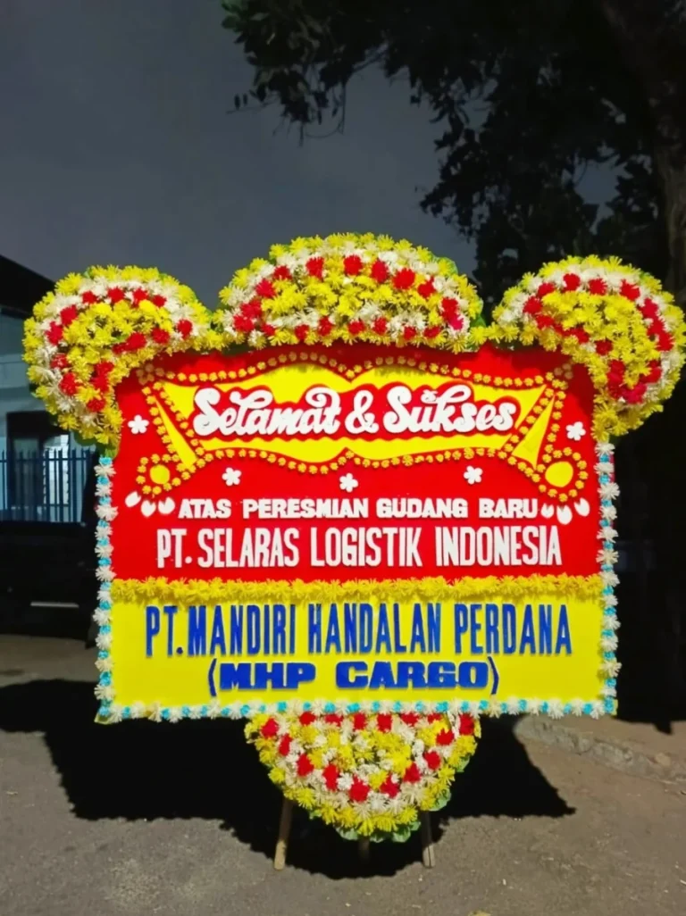 Papan Grand Opening 57 — Flower Shop Jakarta