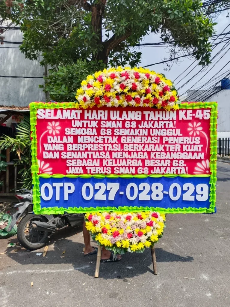 Papan Ulang Tahun 62 — Flower Shop Jakarta