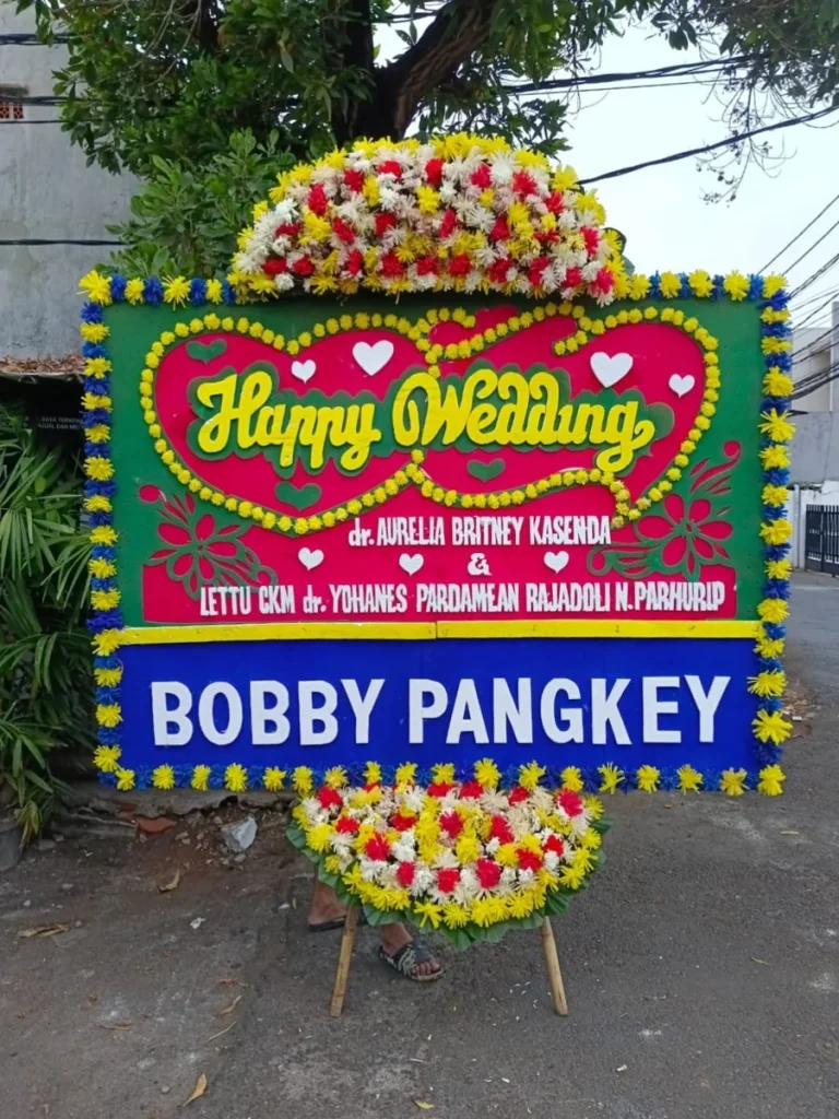 Papan Pernikahan 68 — Flower Shop Jakarta