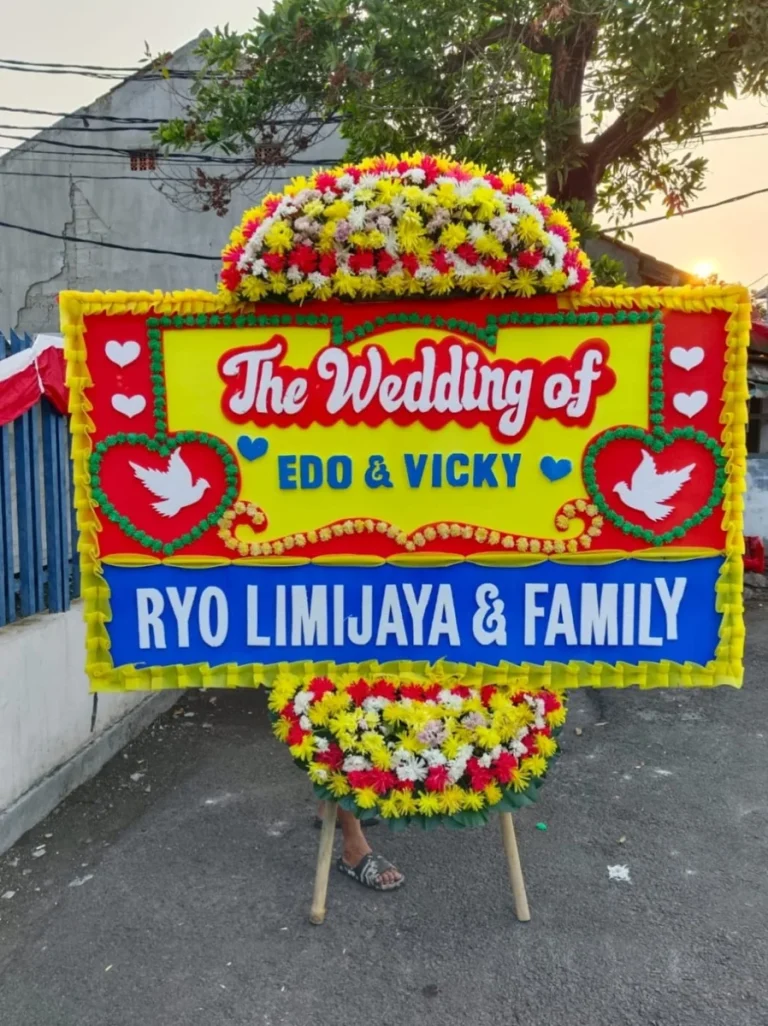 Papan Pernikahan 69 — Flower Shop Jakarta