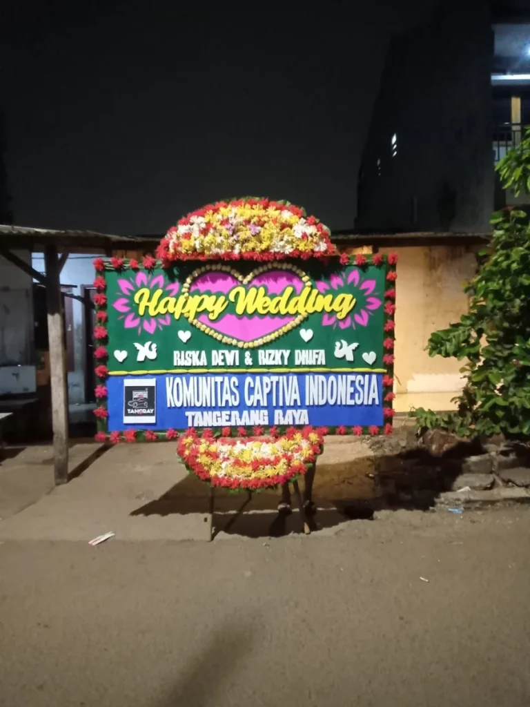 Papan Pernikahan 70 — Flower Shop Jakarta