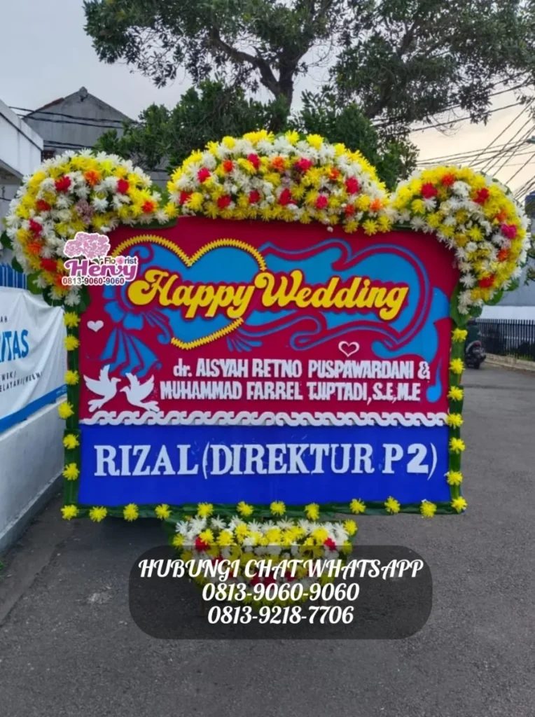 Papan Pernikahan 72 — flowershopjakarta.com