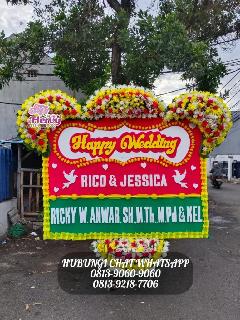 Papan Pernikahan 73 — flowershopjakarta.com