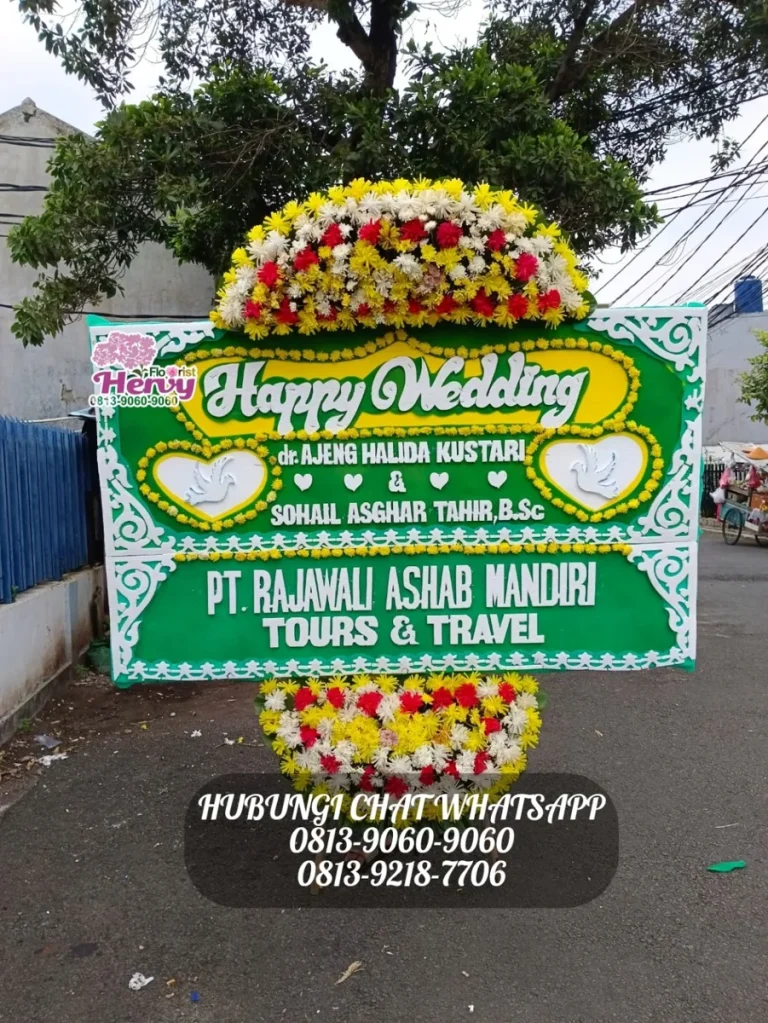 Papan Pernikahan 74 — Flower Shop Jakarta
