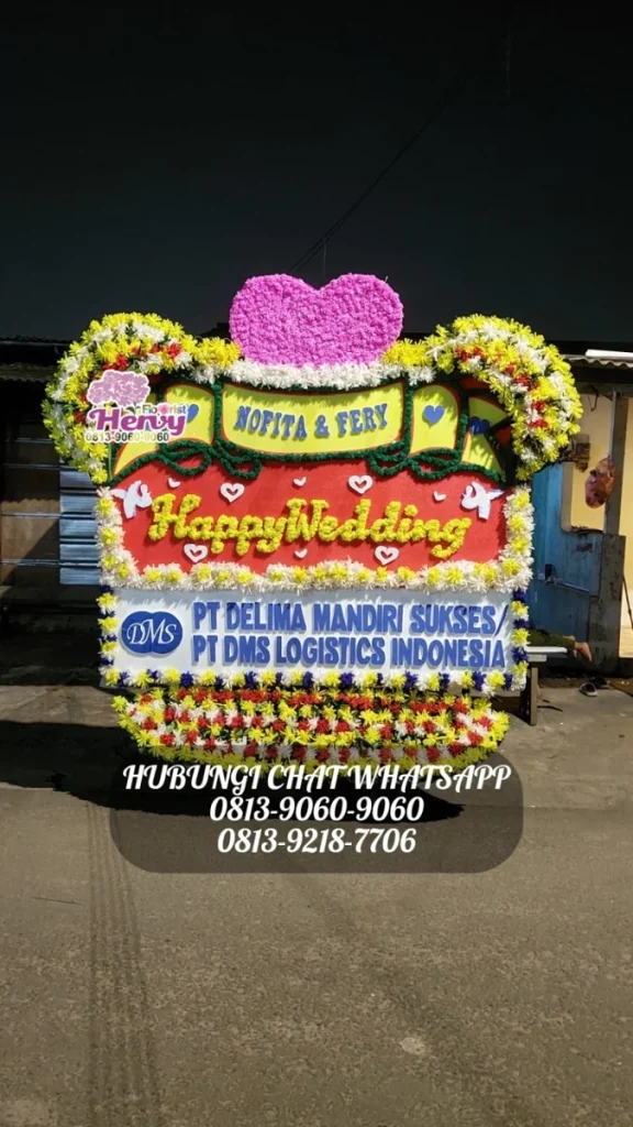 Papan Pernikahan 75 — Flower Shop Jakarta
