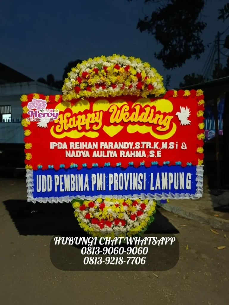 Papan Pernikahan 77 — Flower Shop Jakarta
