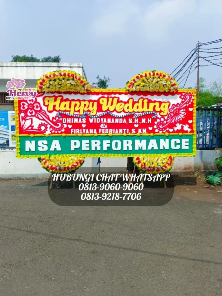 Papan Pernikahan 80 — Flower Shop Jakarta